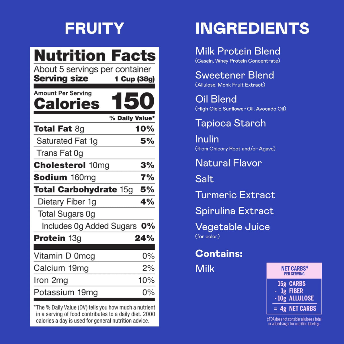 Magic Spoon Fruity 4-Pack Protein Cereal and Spoon