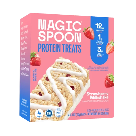 Strawberry Milkshake - 4 Cereal Treats