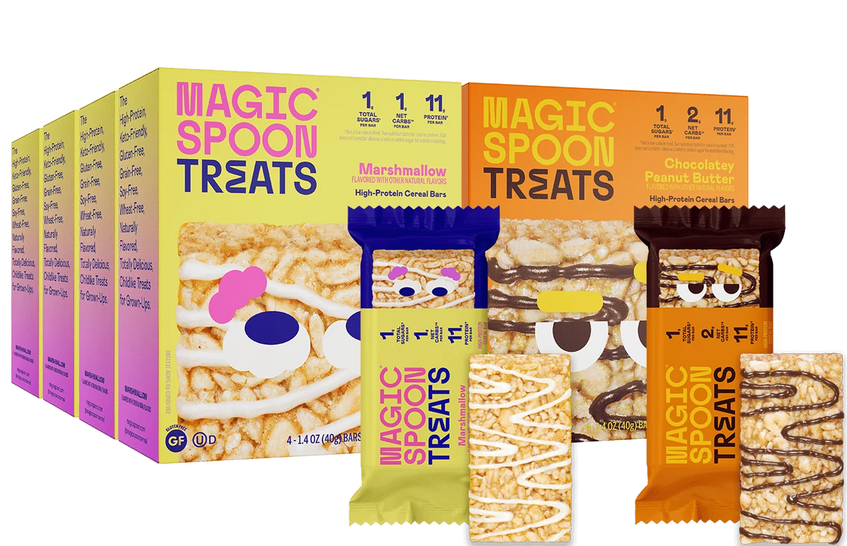 TREATS FAN PACK - 32 Cereal Treats (8 Boxes)