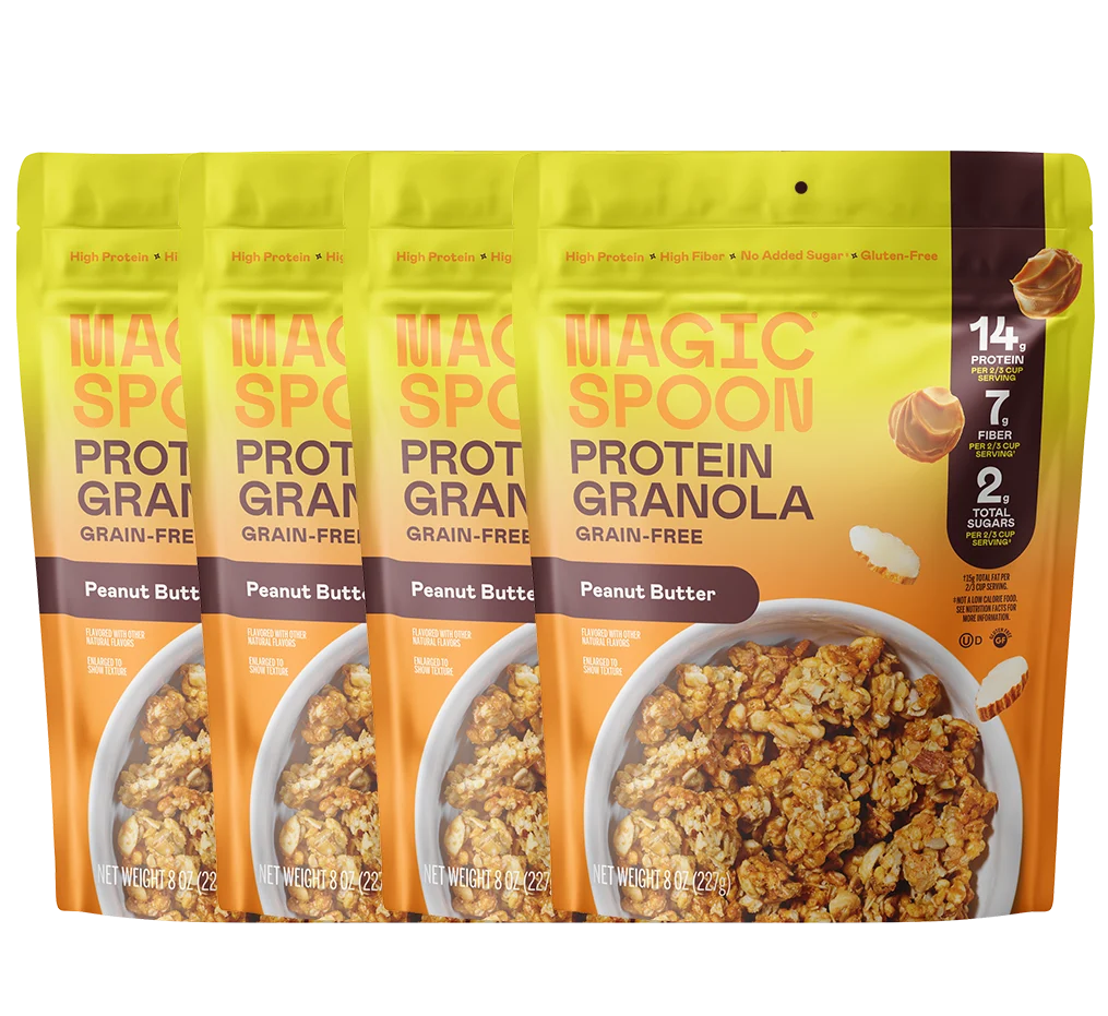 Peanut Butter - 4 Bags of Granola (FAIRE)