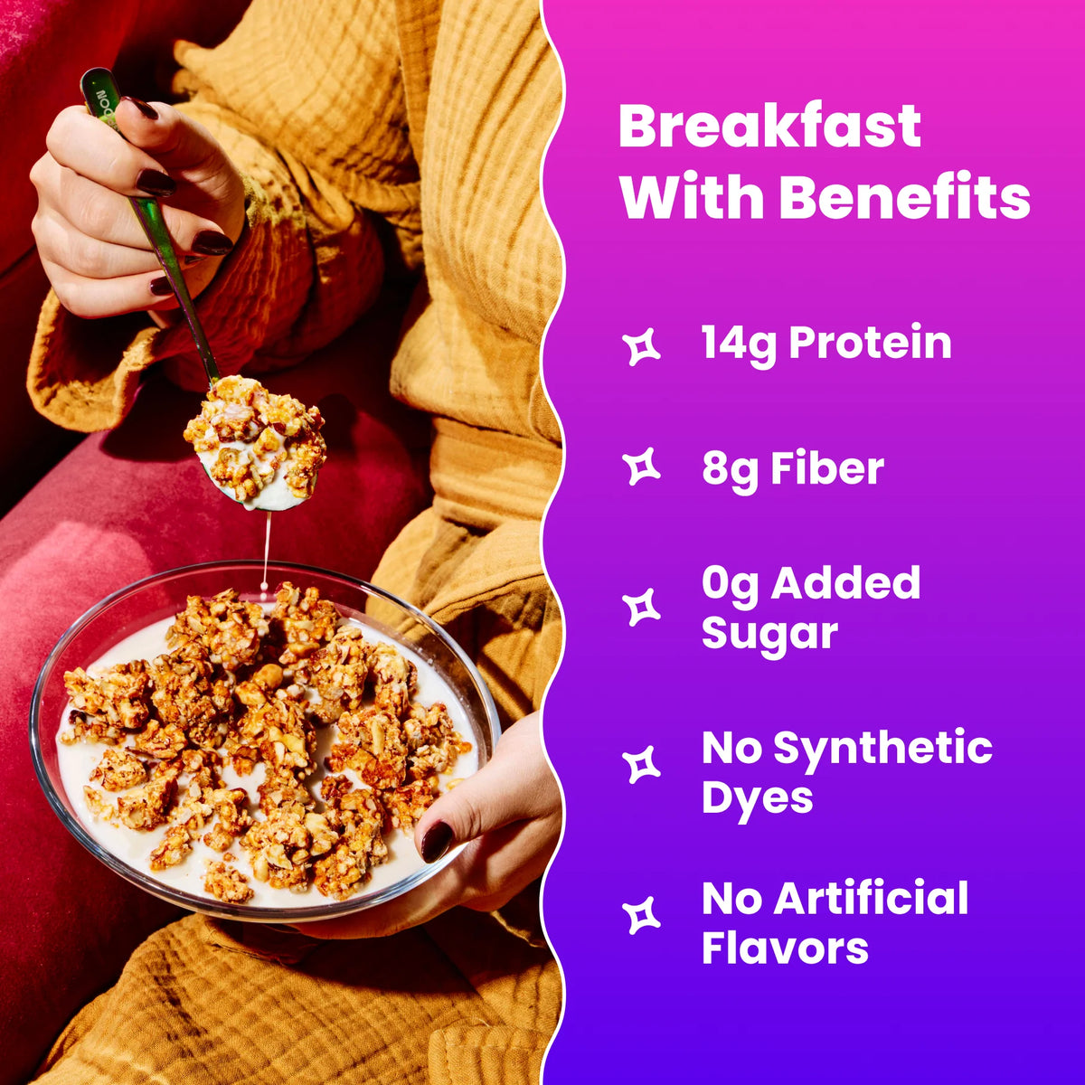 Blueberry Vanilla Almond - 4 Bags of Granola