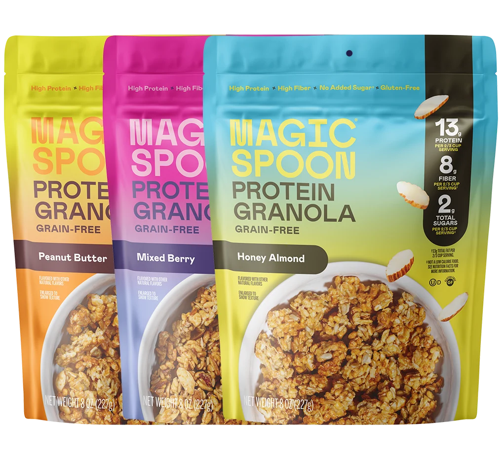 VB Granola 3p-Honey Almond, PB, Mixed Berry (TTS)